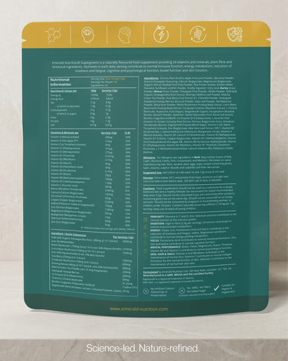 Emerald Nutrition Supergreens Powder
