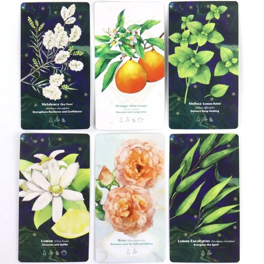 Baraja de aceites esenciales para la curación: 52 cartas para el cuerpo, la mente y el espíritu