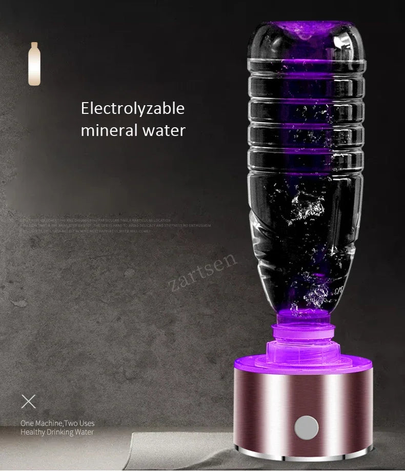 Ionizador de agua alcalina - Recargable por USB