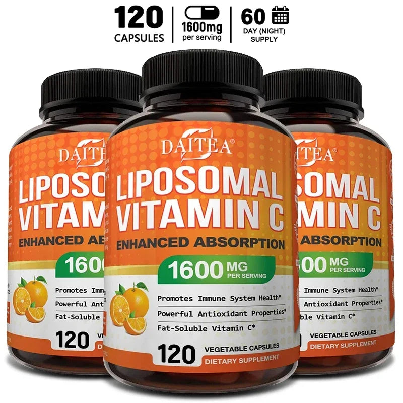 Cápsulas de vitamina C liposomal - 60 unidades
