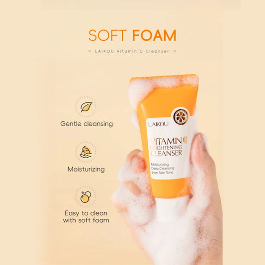 Limpiador facial con vitamina C (50 g) - Producto coreano para el cuidado de la piel