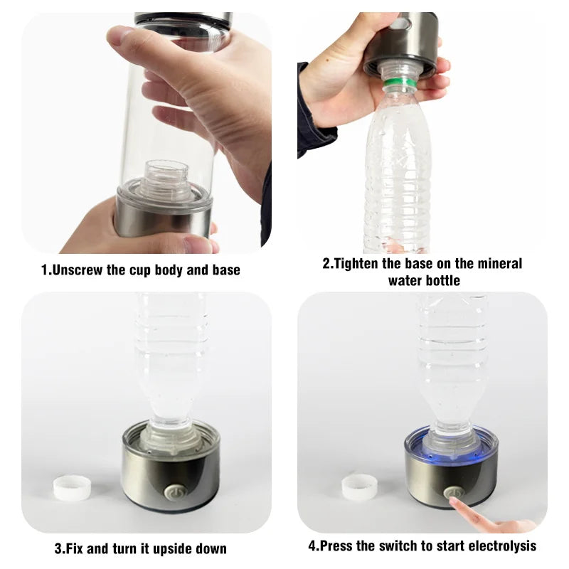 Generador eléctrico de agua con hidrógeno - Filtro de titanio