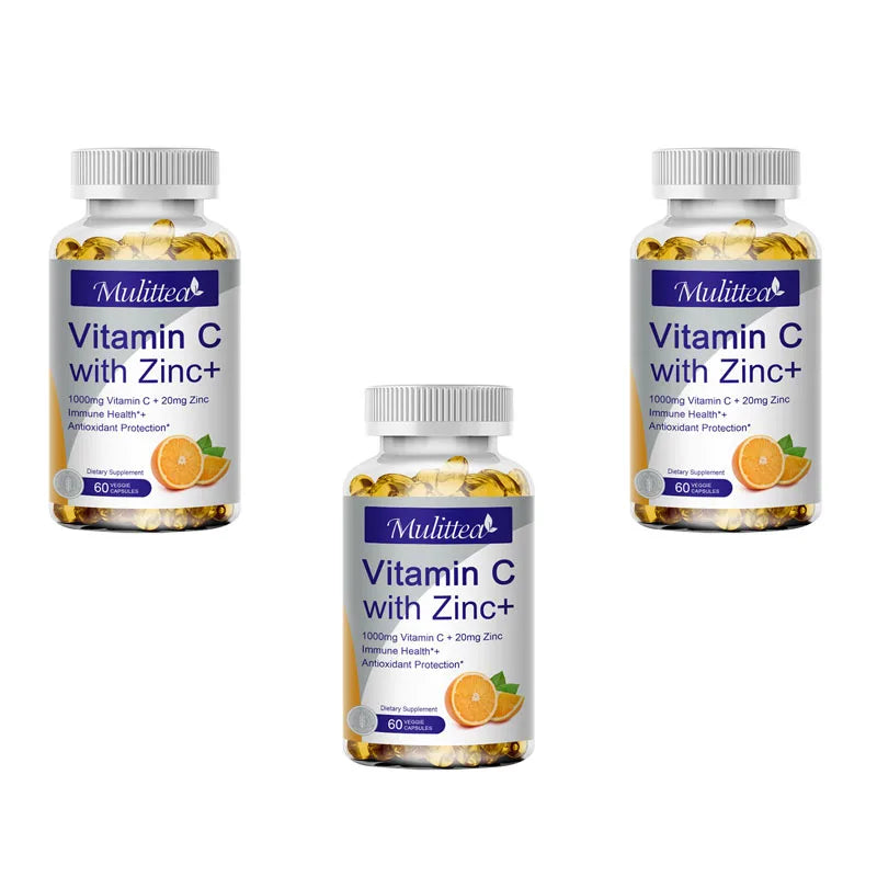 Vitamin C & Zinc Capsules - Dual Nutrient Formula