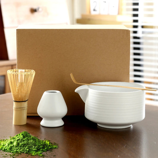 Juego de té matcha japonés: herramientas para la ceremonia del té