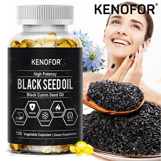 Black Cumin Seed Oil Capsules - 120 Count