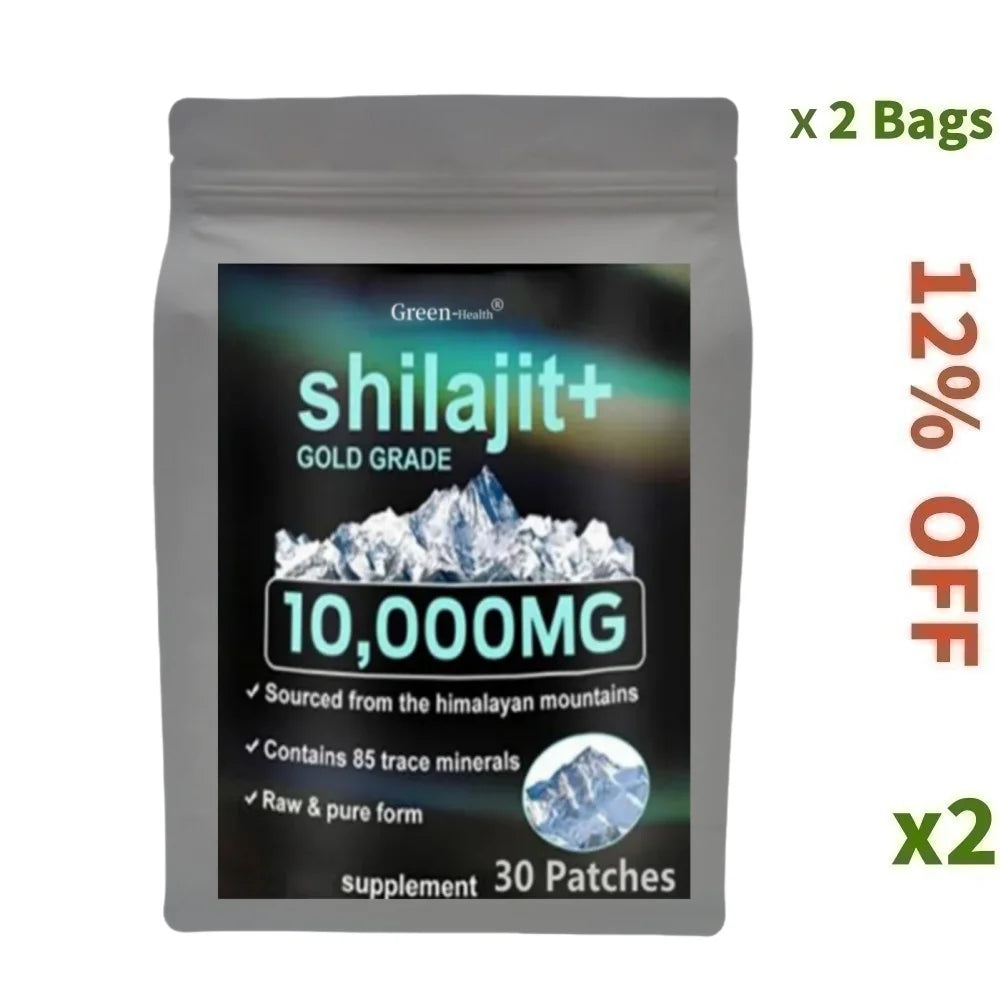 Parches transdérmicos de Shilajit puro - 30 unidades