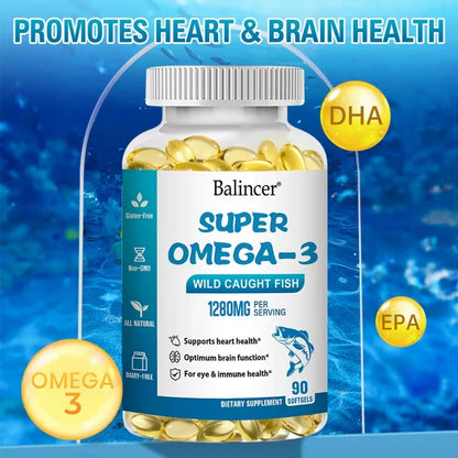 Omega 3 Fish Oil supplement label - EPA DHA content information