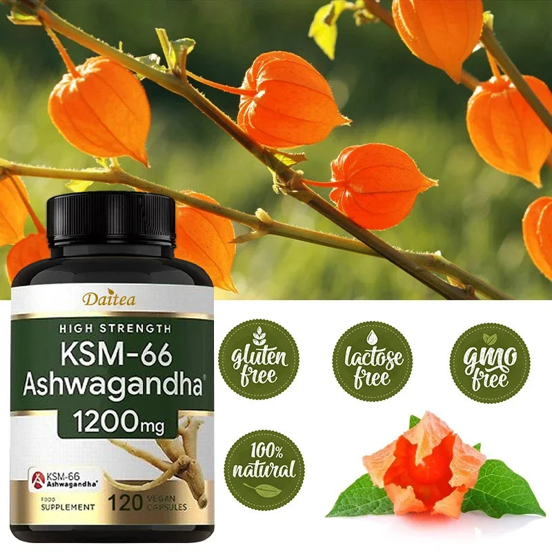 KSM-66 Ashwagandha Extract Capsules 1200mg