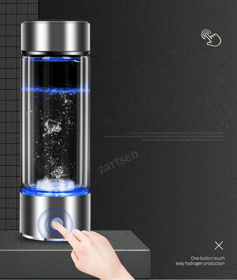 Ionizador de agua alcalina - Recargable por USB