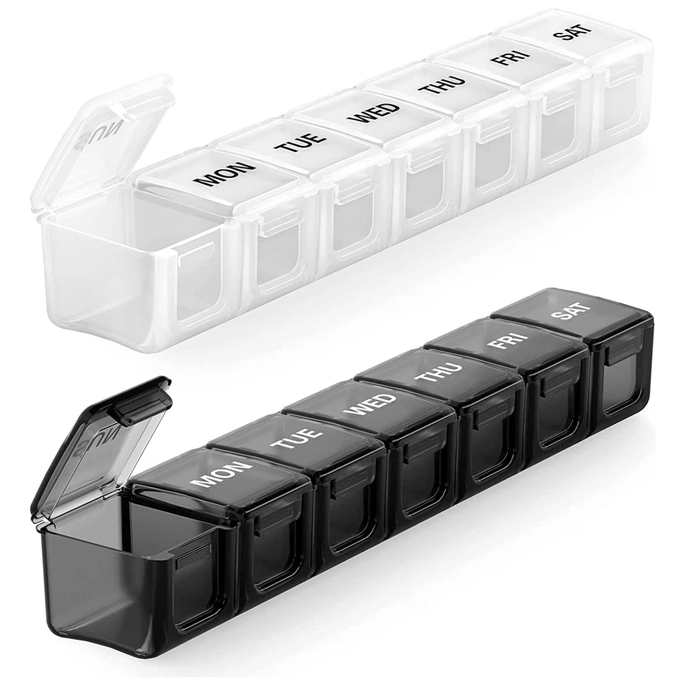 Pastillero de 7 días - Contenedor de almacenamiento semanal