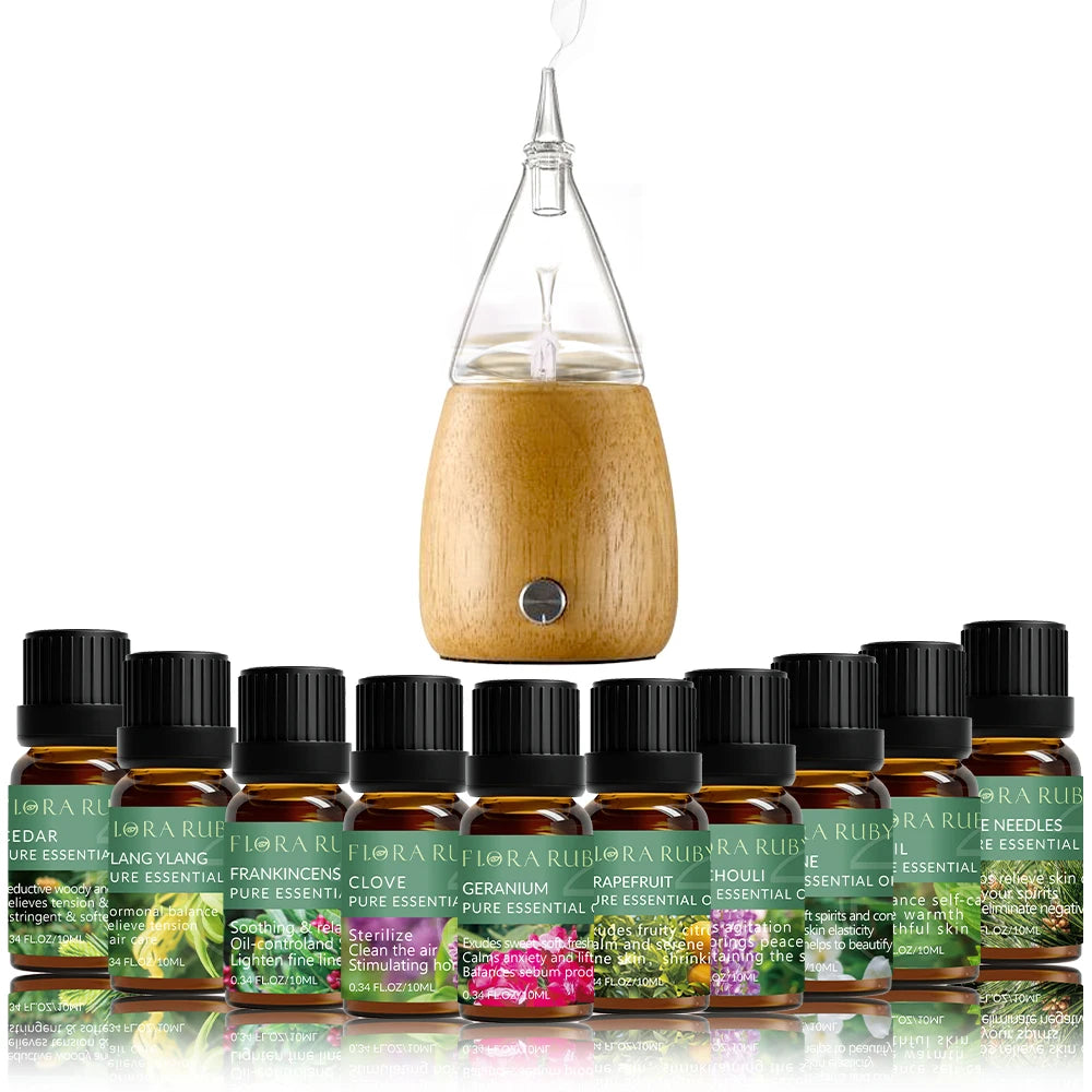 Aceites aromáticos para difusores - Colección de 10 ml