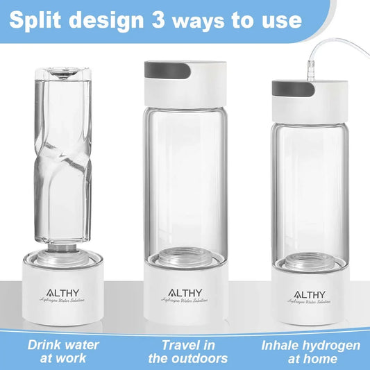 Generador de agua rica en hidrógeno ALTHY: mejora tu hidratación de forma natural