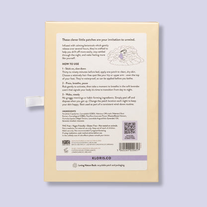 KLORIS Sleep Time Patches with CBD & Herbs