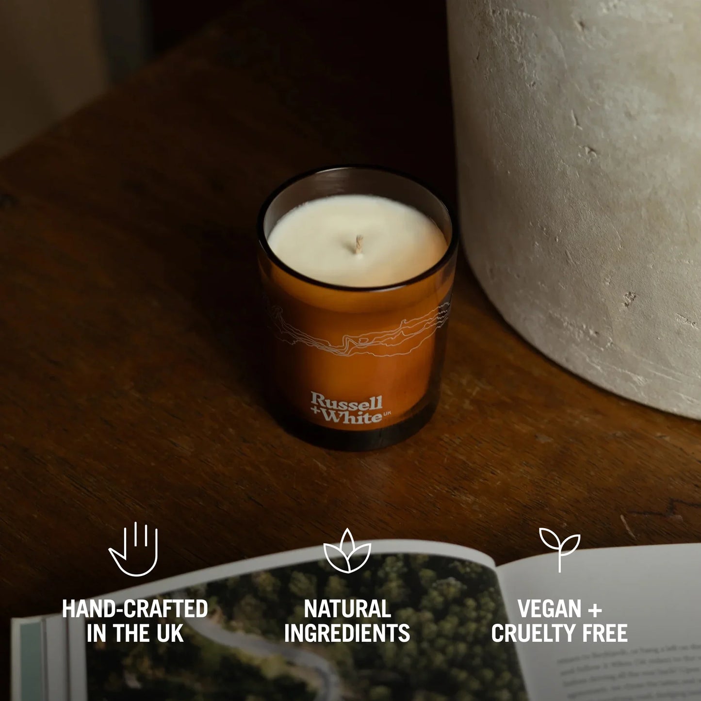 Opulence 250g Scented Soy Candle — Santorini
