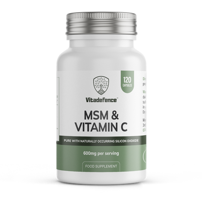 Vitadefence MSM + Vitamin C, 120 Capsules