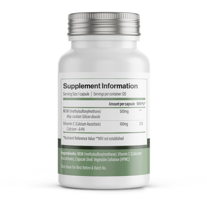 Vitadefence MSM + Vitamin C, 120 Capsules