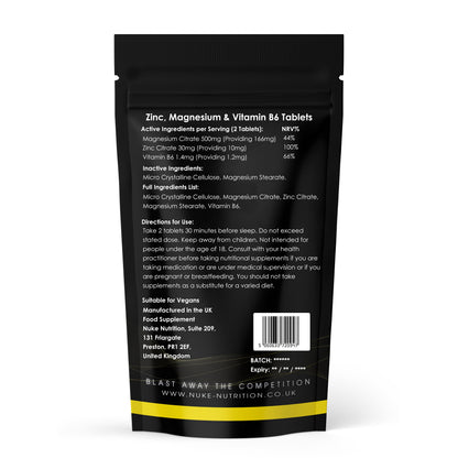 Nuke Nutrition Testosterone Support Bundle – Test Rage XL, Tribulus & ZMA, 180 Capsules