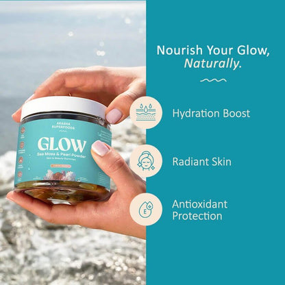 Akasha Sea Moss Glow Gummies – Hair, Skin & Nails Vitamins | 60 Count