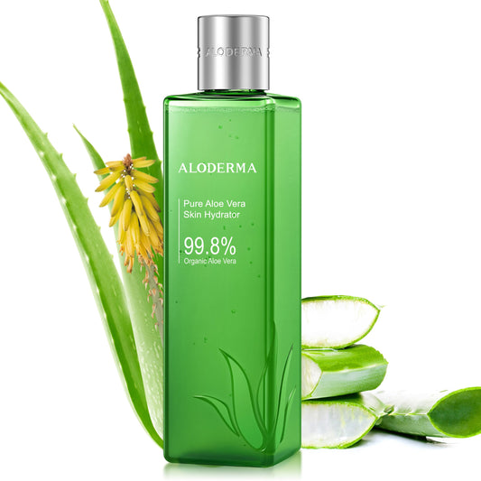 Aloderma Fresh Aloe Vera Face Hydrator — 99.8% Organic, 240ml - Calm Era