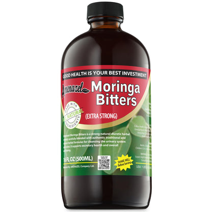 Amenazel Organic Moringa Bitters 16fl oz | 9-Herb Digestive Tincture