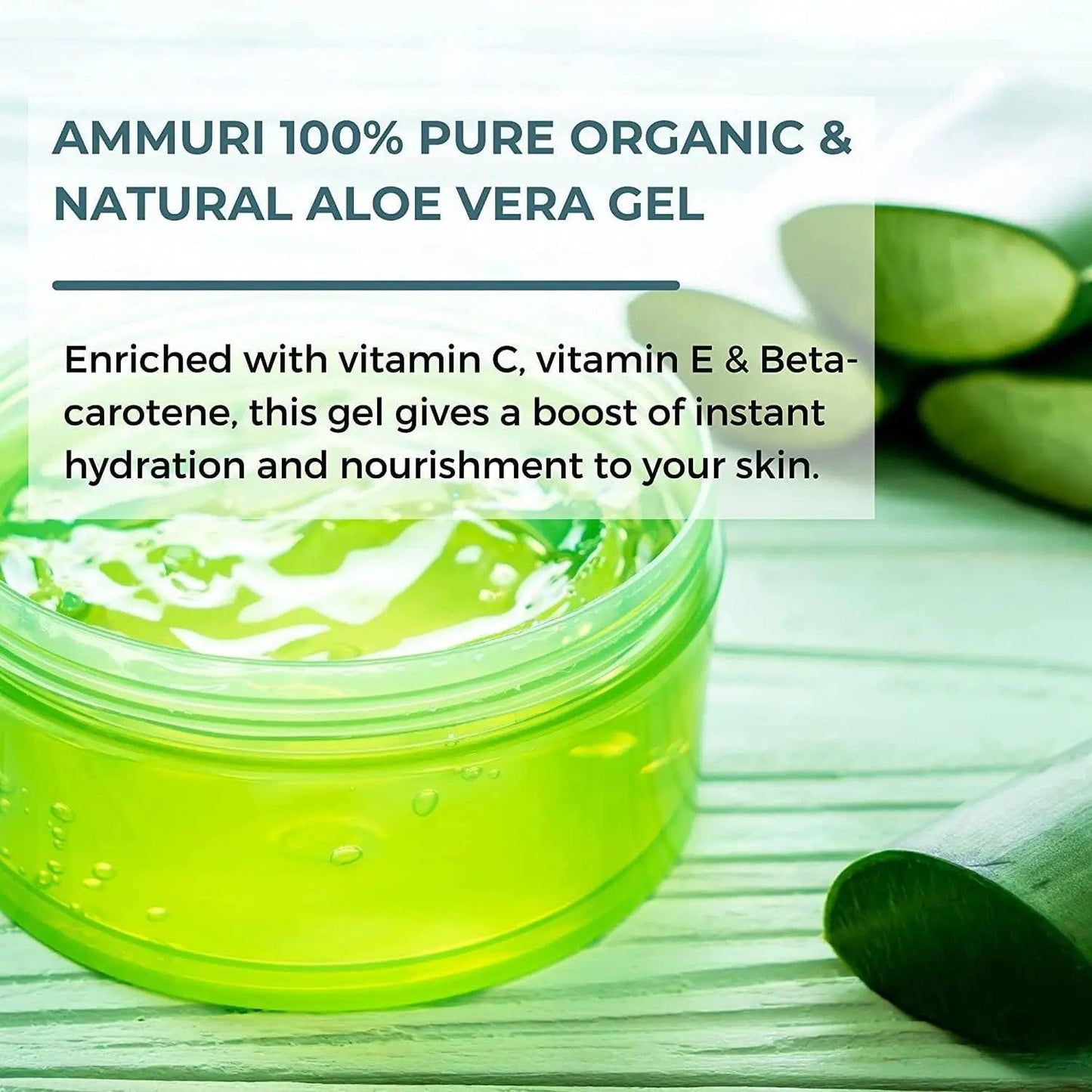 Ammuri Organic Aloe Vera Gel 300g — Face, Body & Hair