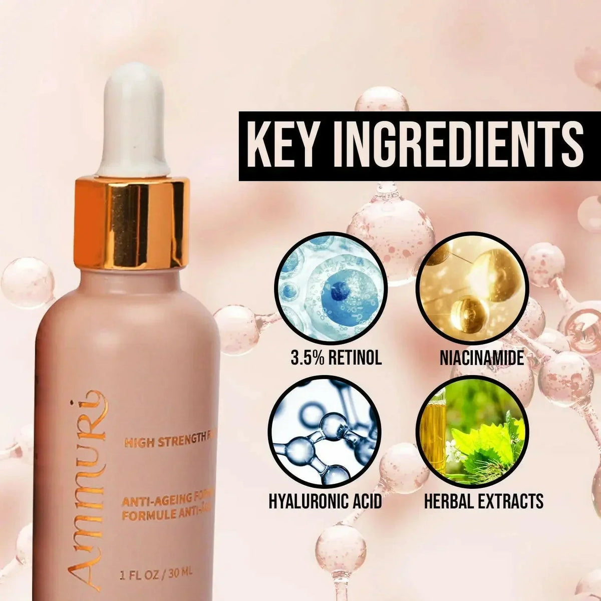 Ammuri Retinol Serum with Hyaluronic Acid 30ml