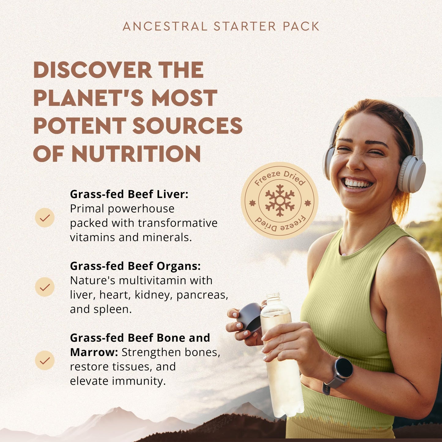 Ancestral Supplements Beef Organs Starter Pack | Grass-Fed Organ Stack