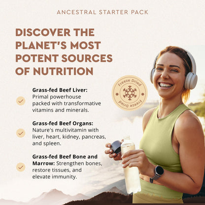 Ancestral Supplements Beef Organs Starter Pack | Grass-Fed Organ Stack