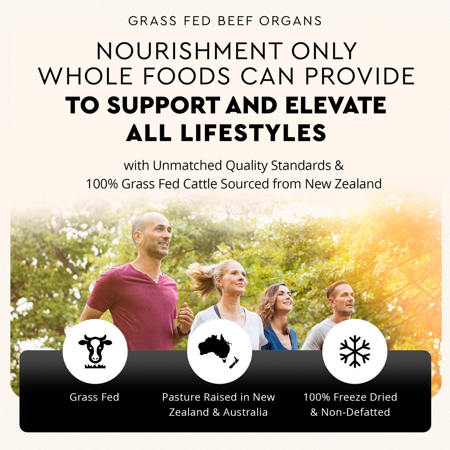 Ancestral Supplements Grass-Fed Beef Organs 180ct | 5-Organ Blend