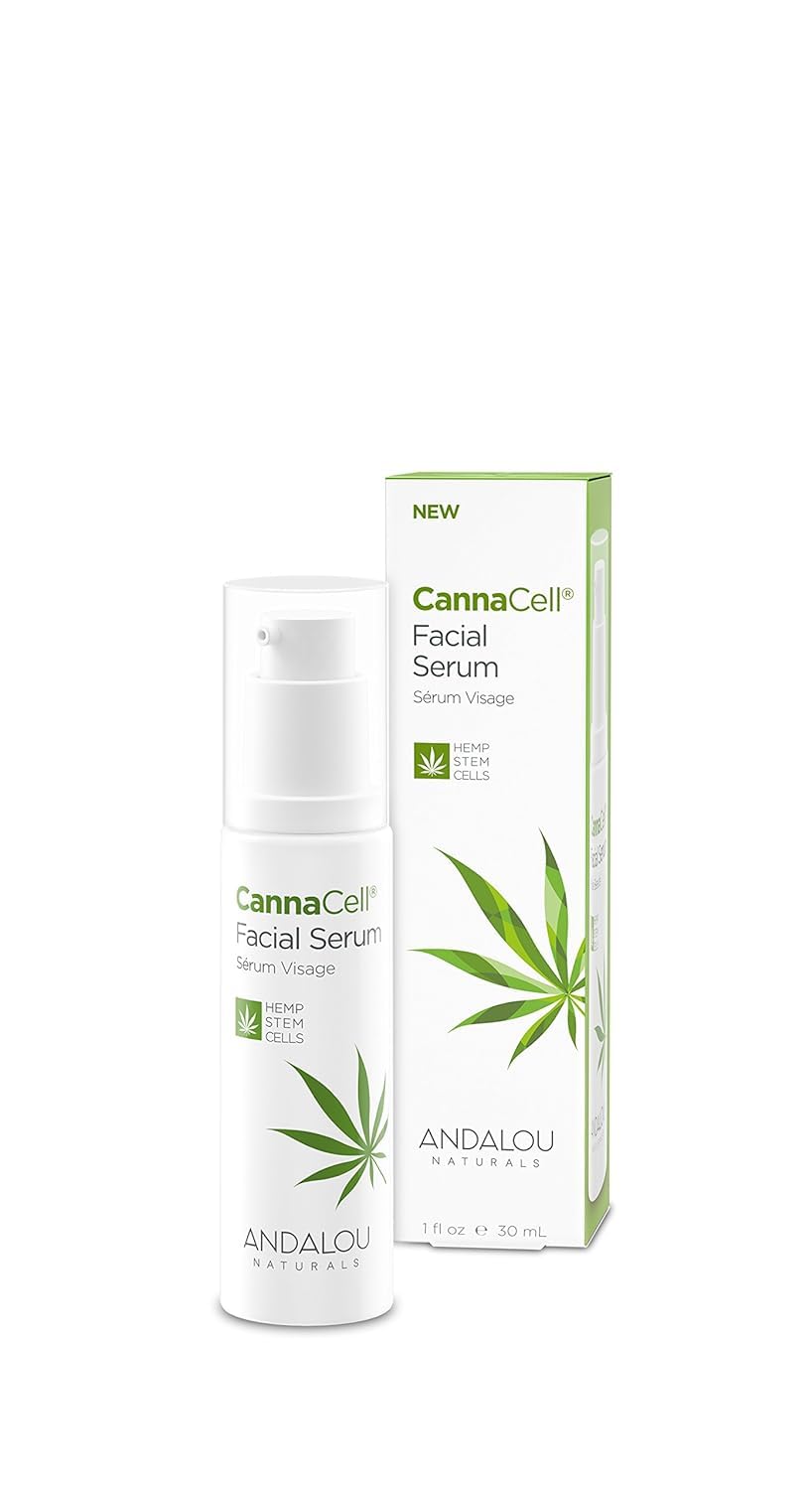 Andalou Naturals CannaCell Facial Serum — Hydration & Radiance, 1oz