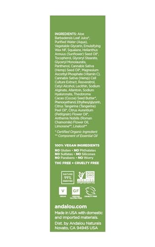 Andalou Naturals CannaCell Facial Serum — Hydration & Radiance, 1oz