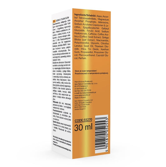 Apis ADENO-C Flash Glow Vitamin C Serum, 30ml