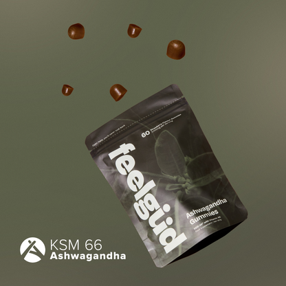 Ashwagandha Gummies – KSM-66 Adaptogen for Stress Relief & Energy