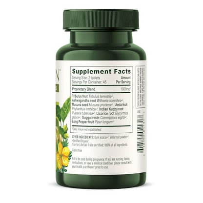 Banyan Botanicals Men’s Support Tablets – Ashwagandha, Gokshura & Mucuna 90 Tablets