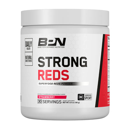 BPN Strong Reds Superfood Powder — Strawberry, 30 Servings