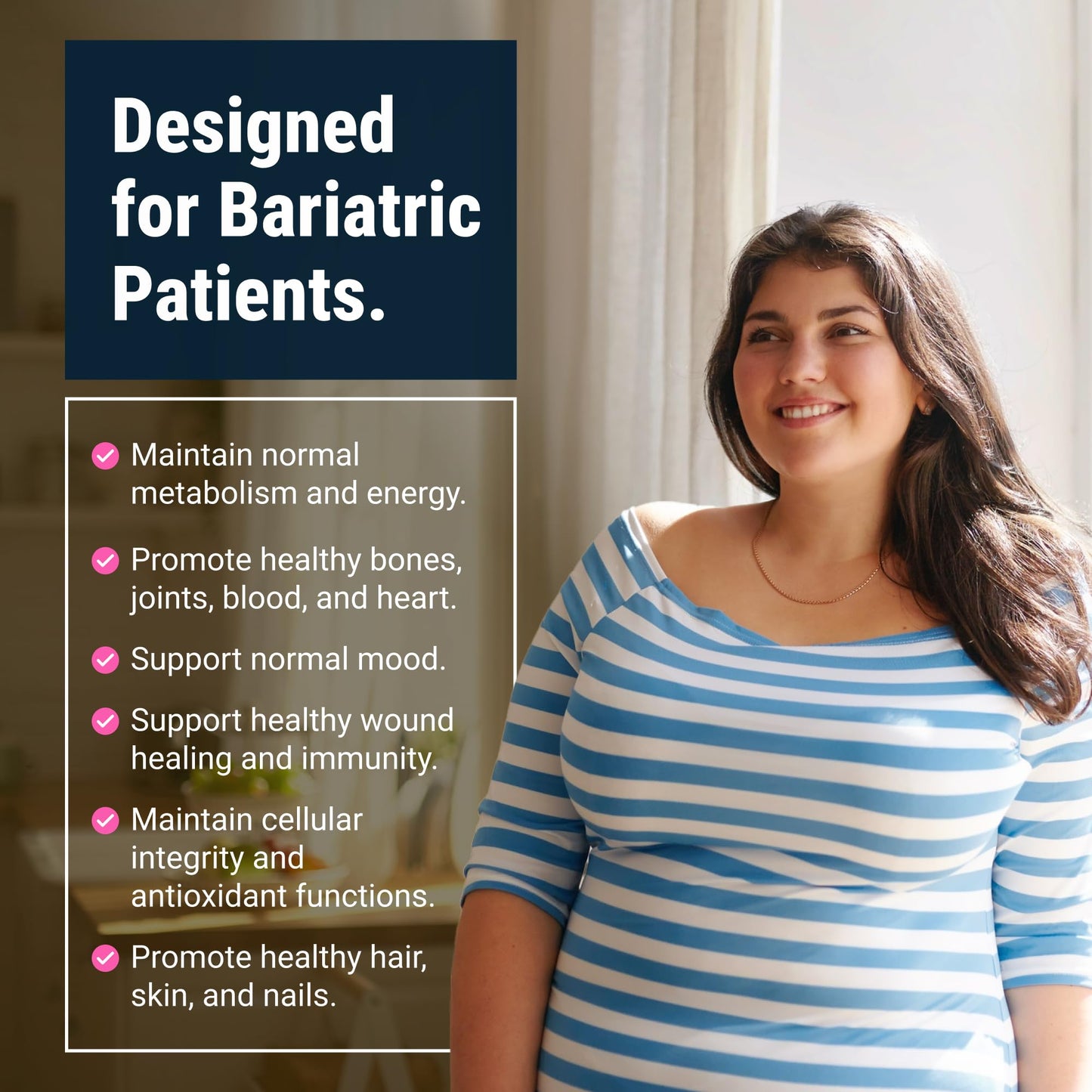 BariatricPal Multivitamin ONE — 1 Daily Capsule with 18 mg Iron | 90 Count