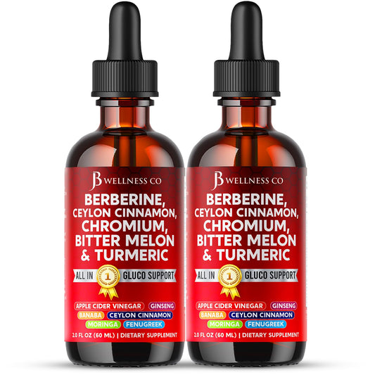 Liposomal Berberine & Ceylon Cinnamon Liquid Drops with Moringa 4oz