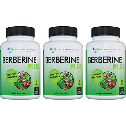 Berberine Plus 1200mg | 120 Veggie Capsules | Doctor Recommended Supplements - Calm Era