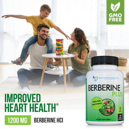 Berberine Plus 1200mg | 120 Veggie Capsules | Doctor Recommended Supplements - Calm Era