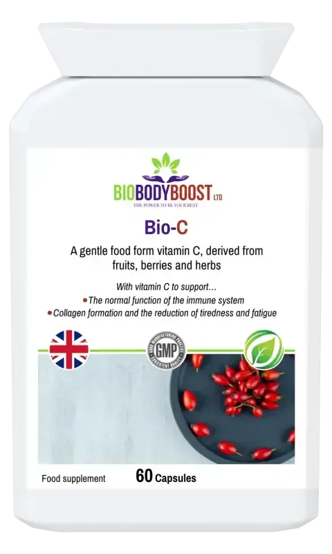 BioBodyBoost Bio-C Vitamin C, 60 Capsules