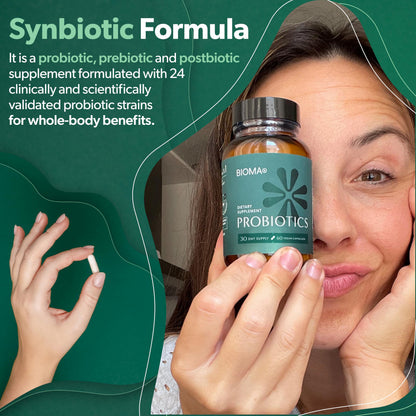 BIOMA Probiotics | Digestive Health & Gut Support | Vegan & Gluten Free