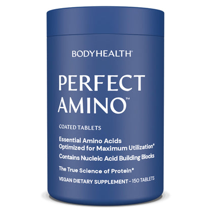 BodyHealth PerfectAmino Vegan Amino Acid Tablets 150ct | BCAAs