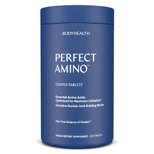 BodyHealth PerfectAmino Vegan Amino Acid Tablets 300ct | BCAAs