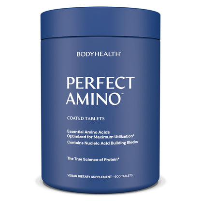 BodyHealth PerfectAmino Vegan Amino Acid Tablets 600ct | BCAAs