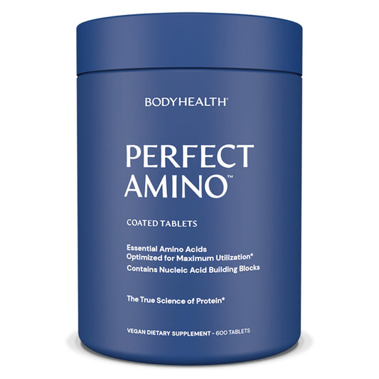 BodyHealth PerfectAmino Vegan Amino Acid Tablets 600ct | BCAAs