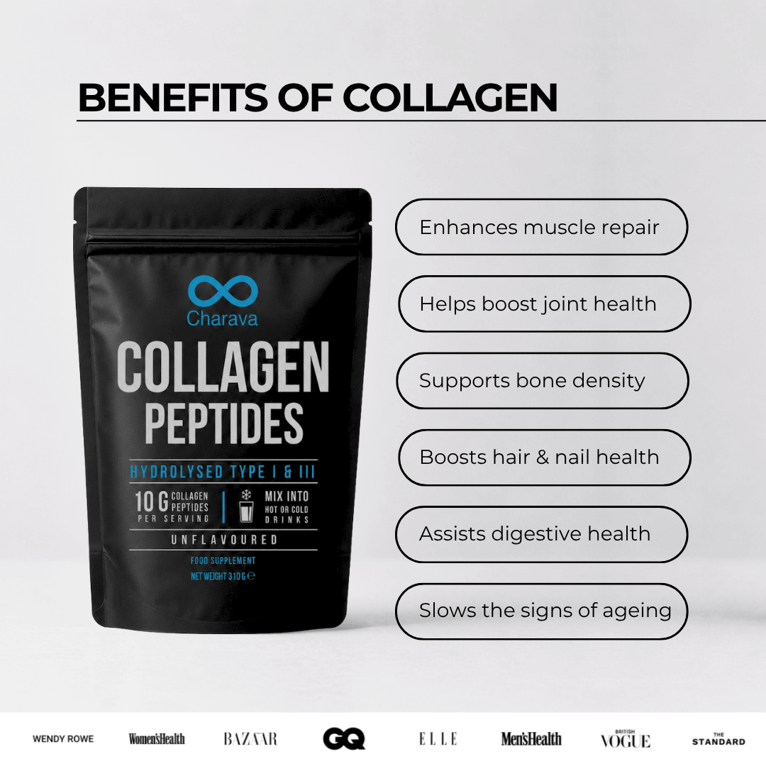 Charava Bovine Collagen Peptides with Vitamin C