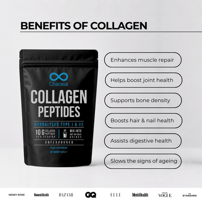 Charava Bovine Collagen Peptides with Vitamin C