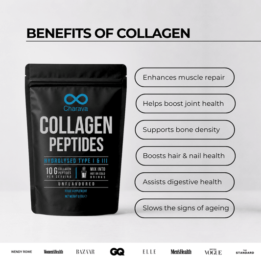 Charava Bovine Collagen Peptides with Vitamin C