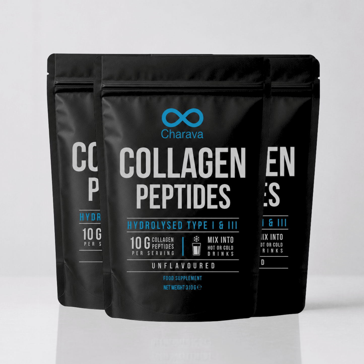 Charava Bovine Collagen Peptides with Vitamin C