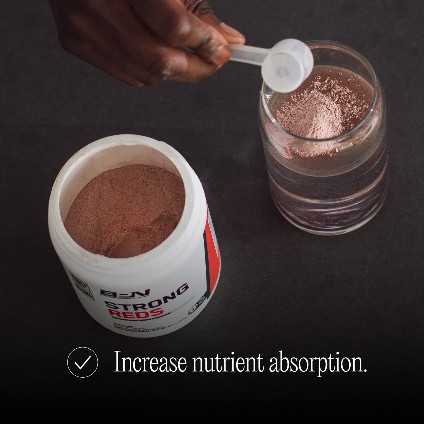 BPN Strong Reds Superfood Powder — Strawberry, 30 Servings